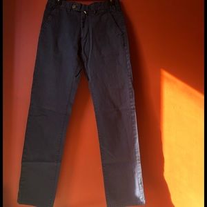 ❤️Massimo Dutti Blue/ Grey Chinos Slacks Pants 30